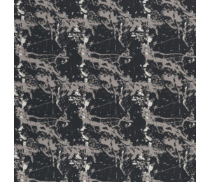 Baumwolle - Marmor schwarz grau